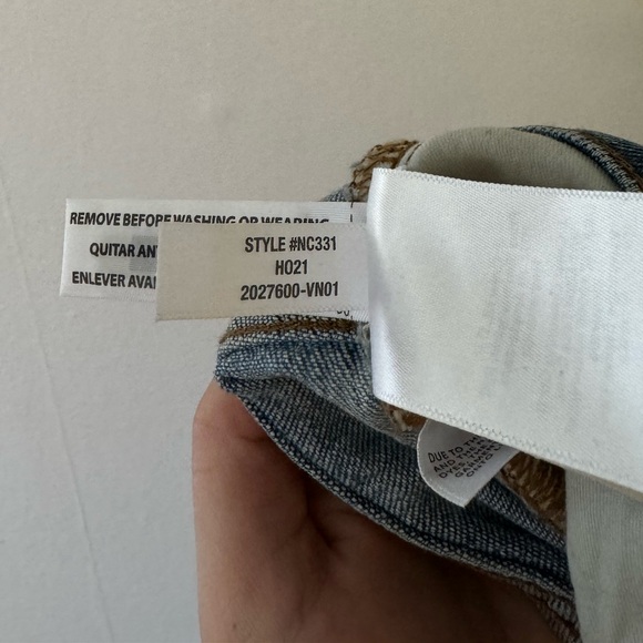 Madewell The Perfect Vintage Straight Jean In Hoye Wash Size 32 NWT - Picture 11 of 11